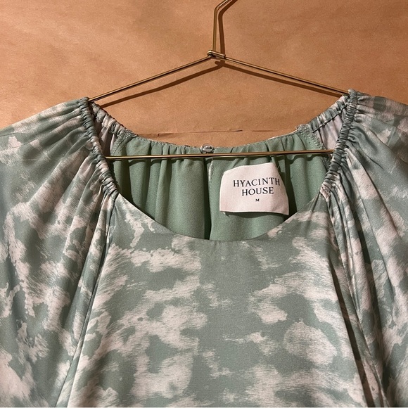 Tuckernuck | Hyacinth House Seafoam Sullivan Maxi Dress Watercolor Size M - Picture 4 of 10